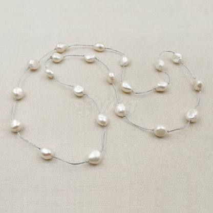 WT-N1054 WKT New Fashion Generous Necklace for Women Decoration Jewelry Gorgeous Real Pearl Necklace