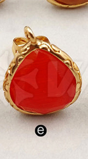 JF171 Wholesale WKT Cat Eyes Studs Earring Findings Water Drop Shape Studs Earring Accessory