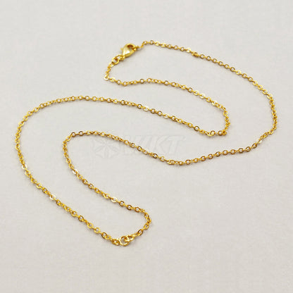 WT-N1046 WKT New Necklace Fashion Jewelry Best Electroplated Resist Tarnishable Brass Necklace Chain