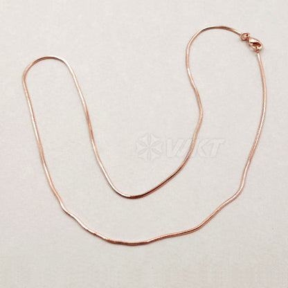 WT-N1036 WKT New Necklace Fashion Jewelry Elegant Brass Necklace Snake Chain