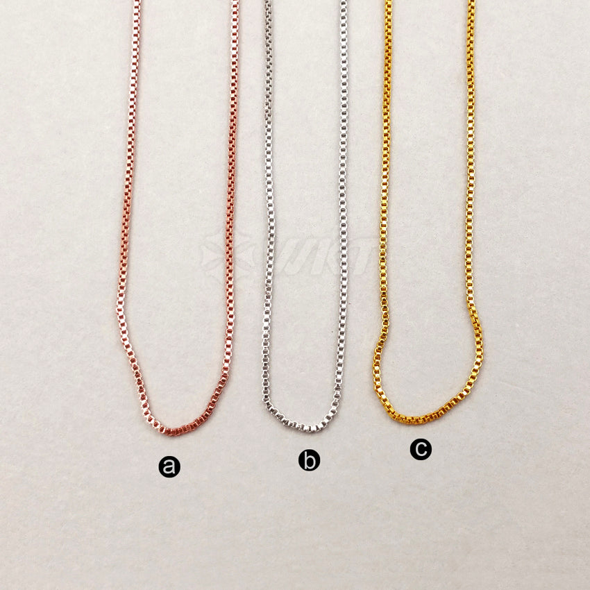 WT-N1044 WKT New Necklace Fashion Jewelry Exquisite Brass Necklace Chain 18k Real Gold Plated Resist Tarnishable Jewelry Chain