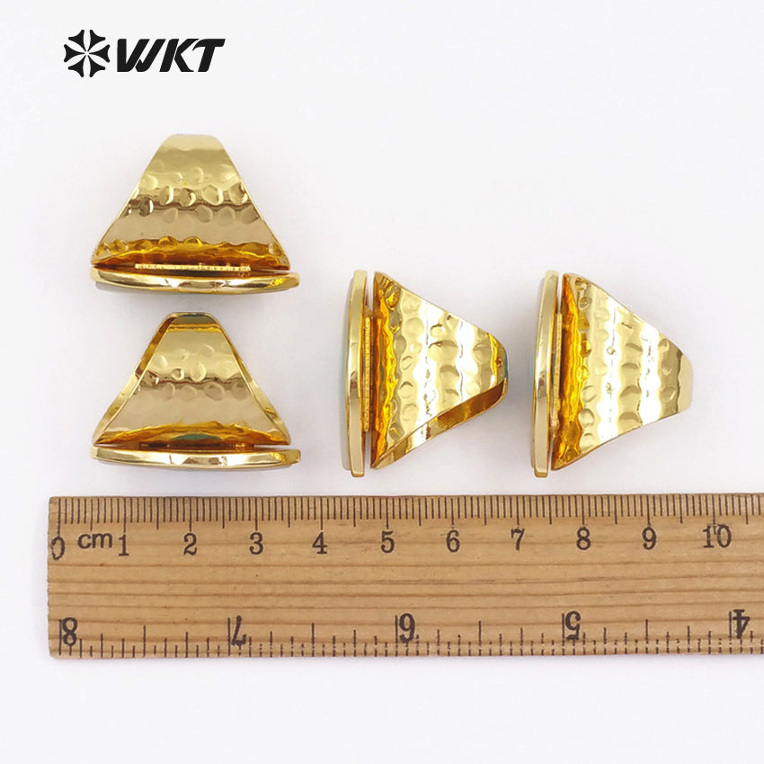 WT-R312 Wholesale Shell One Eye Rings Women Dainty One Eye Jewelry Natural Sea Shell With Gold Bezel Charm Adjustable Rings