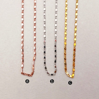 WT-N1039 WKT New Necklace Fashion Jewelry Hot Sale Brass Necklace Chain