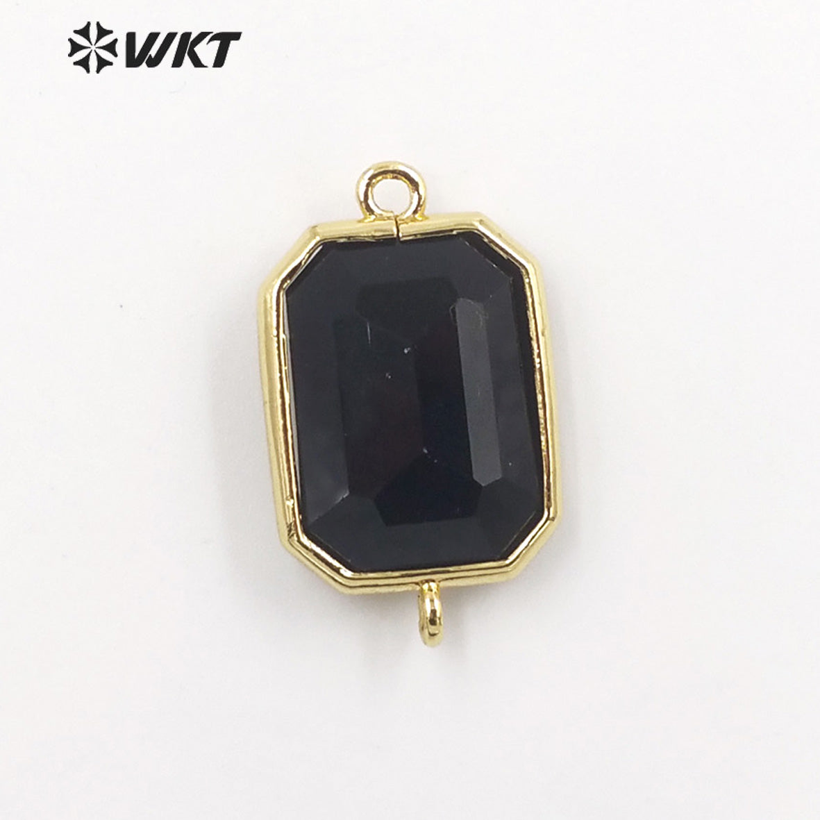 WT-C317 WKT Lapis/ Labradorite Gemstone Connectors for Jewelry Findings Amethyst Amazonite Stone for Bracelet