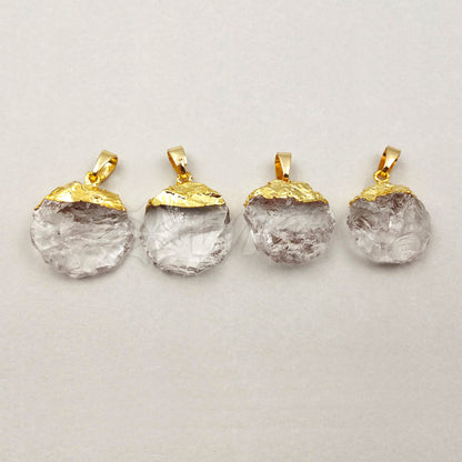 WT-P1230 WKT New Arrival Fashion Jewelry for Women Decoration Jewelry Round Shape Crystal Quartz Pendant
