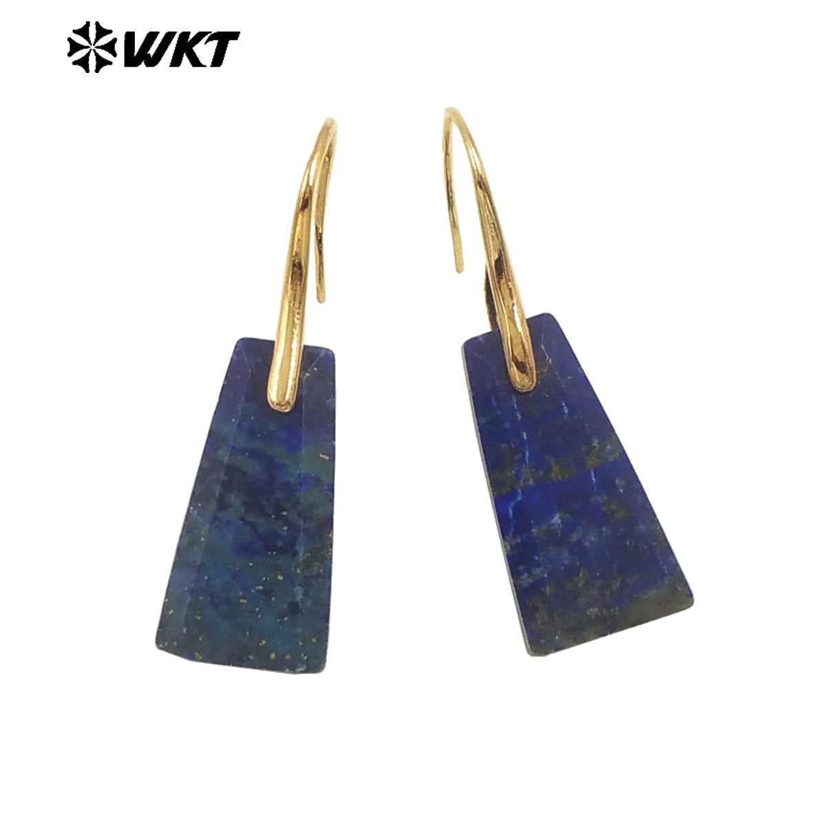 WT-E778 New Arrival Women Earrings Natural Gemstone Unique Design Geometric Shape For Ladies Birthday Charming Jewelry