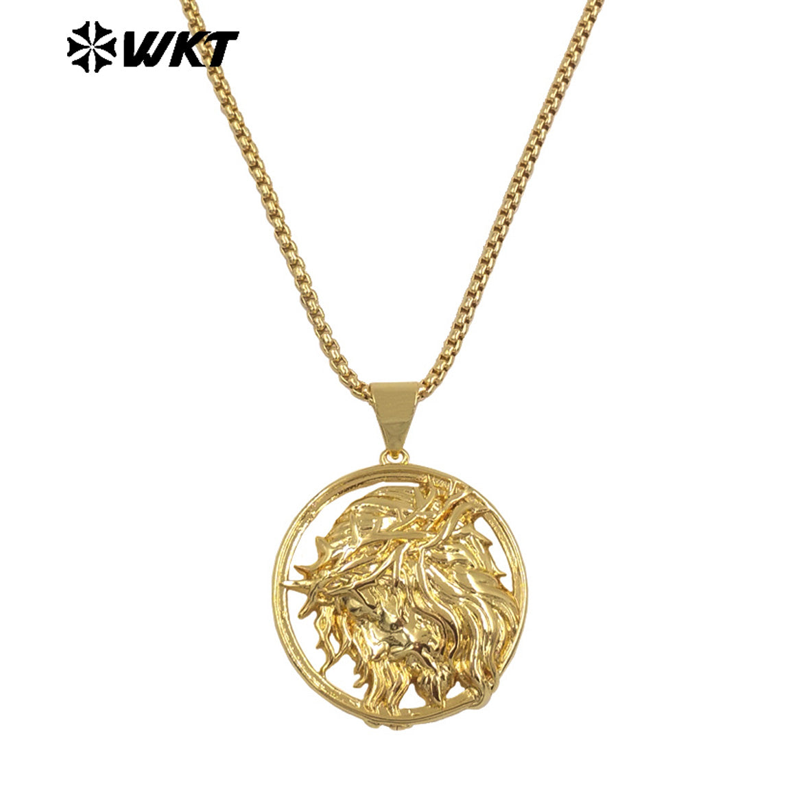 WT-JFN34 Wholesale Women Pendant Necklace in Unique Style with 18K Gold Plated Vintage Style as Party Jewelry Gift