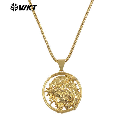 WT-JFN34 Wholesale Women Pendant Necklace in Unique Style with 18K Gold Plated Vintage Style as Party Jewelry Gift