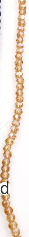 WT-N1115 Long Beads Necklaces Multi-color Beads Crystal Smooth Necklaces with White Pearl Necklaces for Women