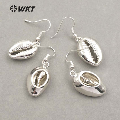 WT-E463 Wholesale New Original Design Women Elegant Gift High Quality Earring with Cute Natural Cowrie Shell Earring