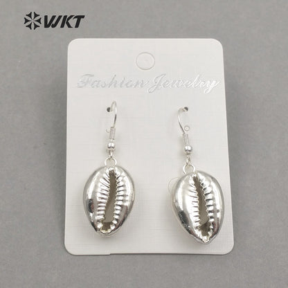 WT-E463 Wholesale New Original Design Women Elegant Gift High Quality Earring with Cute Natural Cowrie Shell Earring
