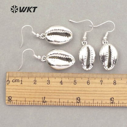 WT-E463 Wholesale New Original Design Women Elegant Gift High Quality Earring with Cute Natural Cowrie Shell Earring