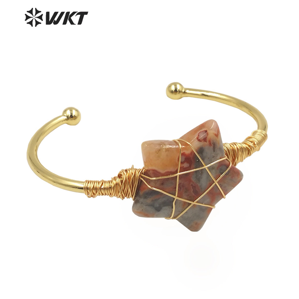 WT-B639 WKT Lovely FashionStar Design Trendy Gift for Women Gemstone Natural Colorful Gemstone Bracelets