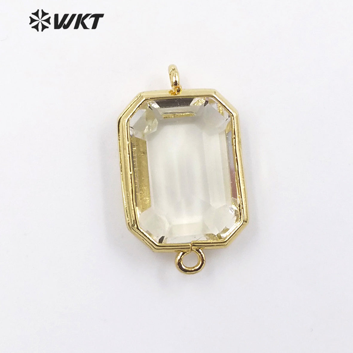 WT-C317 WKT Lapis/ Labradorite Gemstone Connectors for Jewelry Findings Amethyst Amazonite Stone for Bracelet