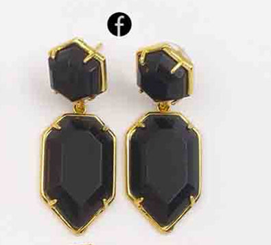 WT-E475 Wholesale Bohemia Arrow Teardrop Earrings Colorful for Sexy Girl Jewelry Elegant Gift Natural Stone Teardrop Earrings