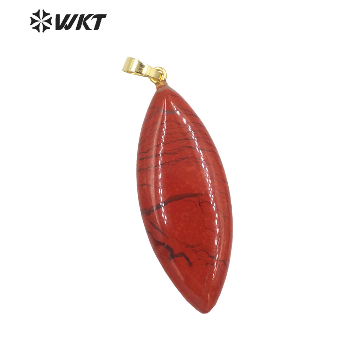 WT-P1946 Wholesale Fashion Handmade Carved Natural Stone Made for Lady Necklace Design Natural Gemstone Necklace