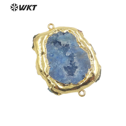 WT-P1722 2021 Fine Jewelry Geode Quartz Pendant Beautiful and Nice Jewelry Pendant As a Gift for Big Party so Luxury