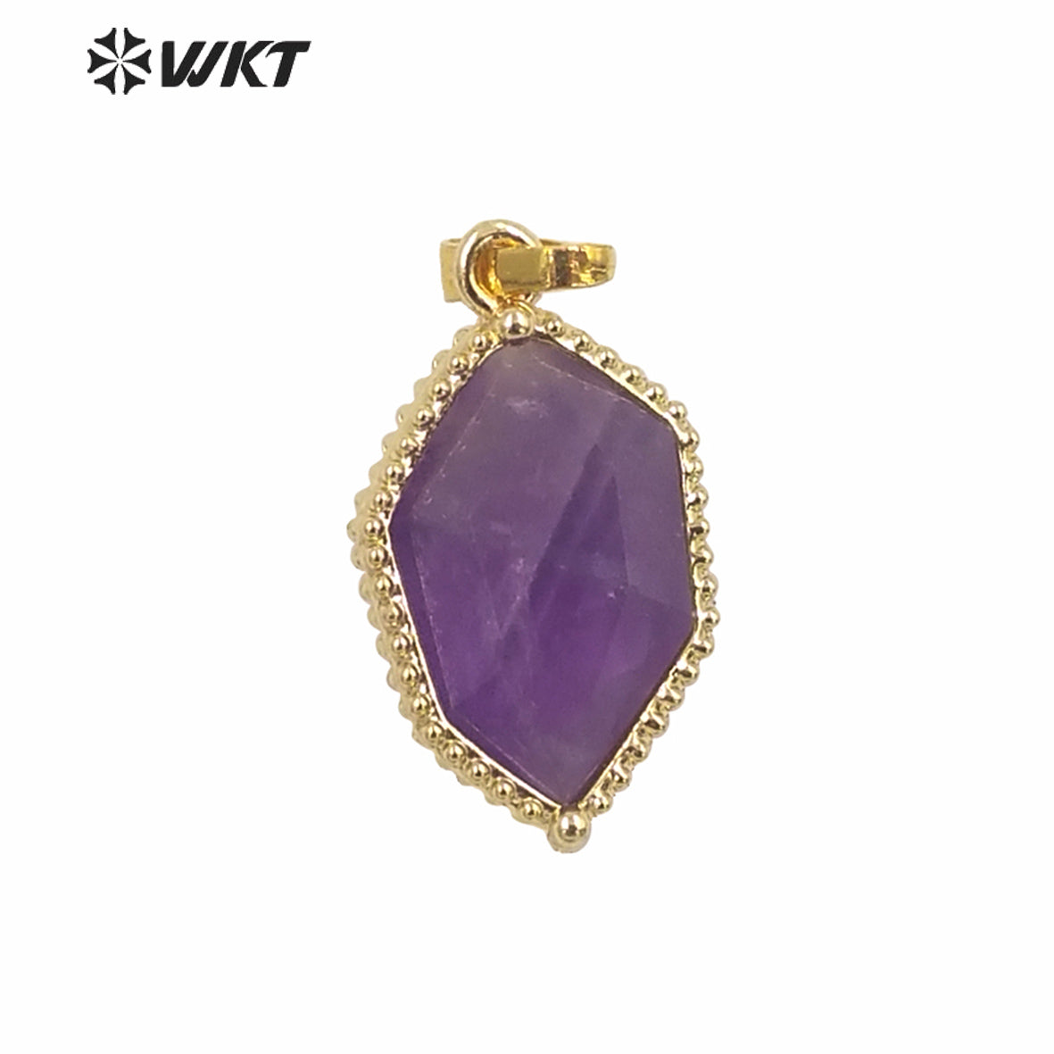 WT-P1938 Wholesale Hot Sale Fashion Design Natural Gemstone High Quality for Necklace Round Shaped Pendant