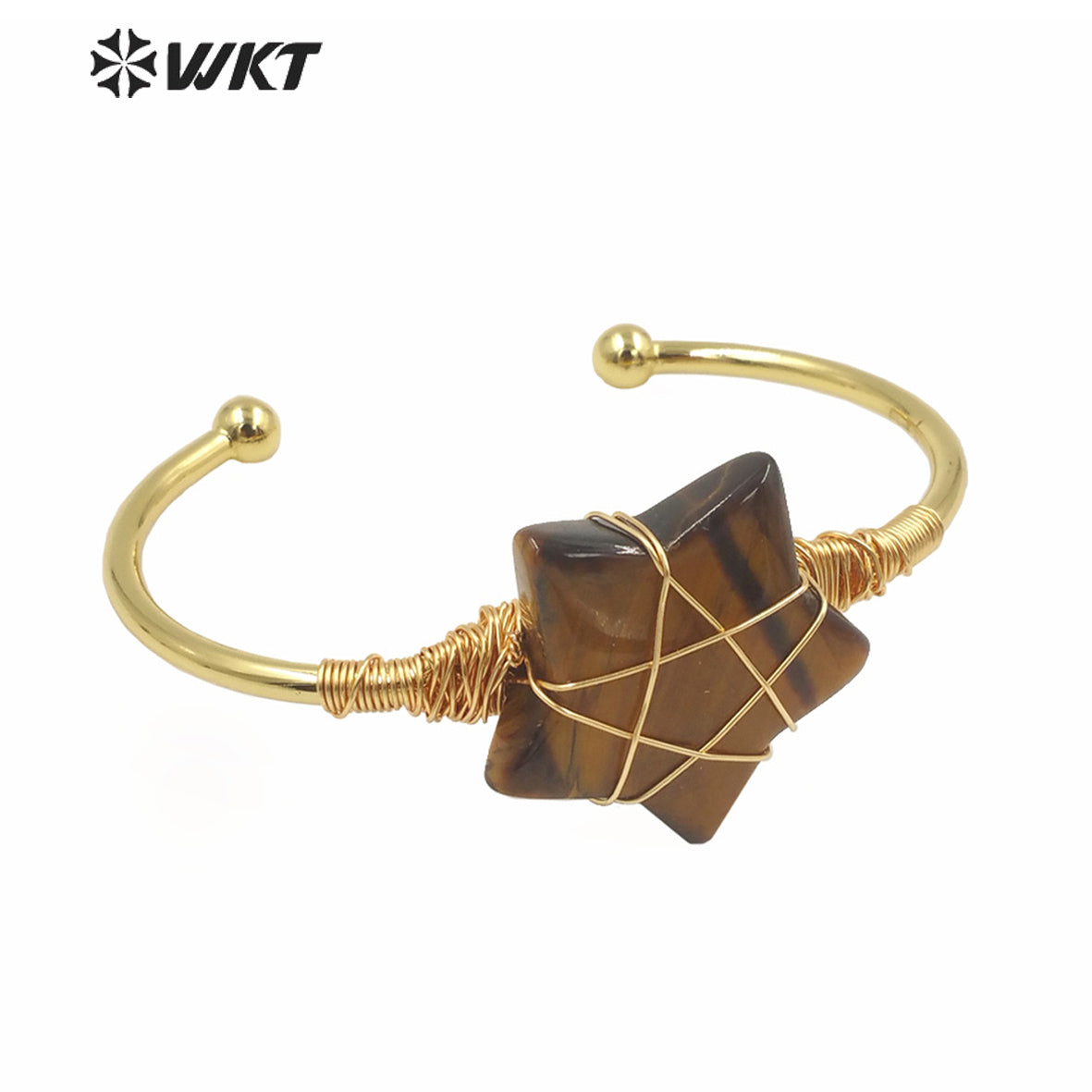 WT-B639 WKT Lovely FashionStar Design Trendy Gift for Women Gemstone Natural Colorful Gemstone Bracelets