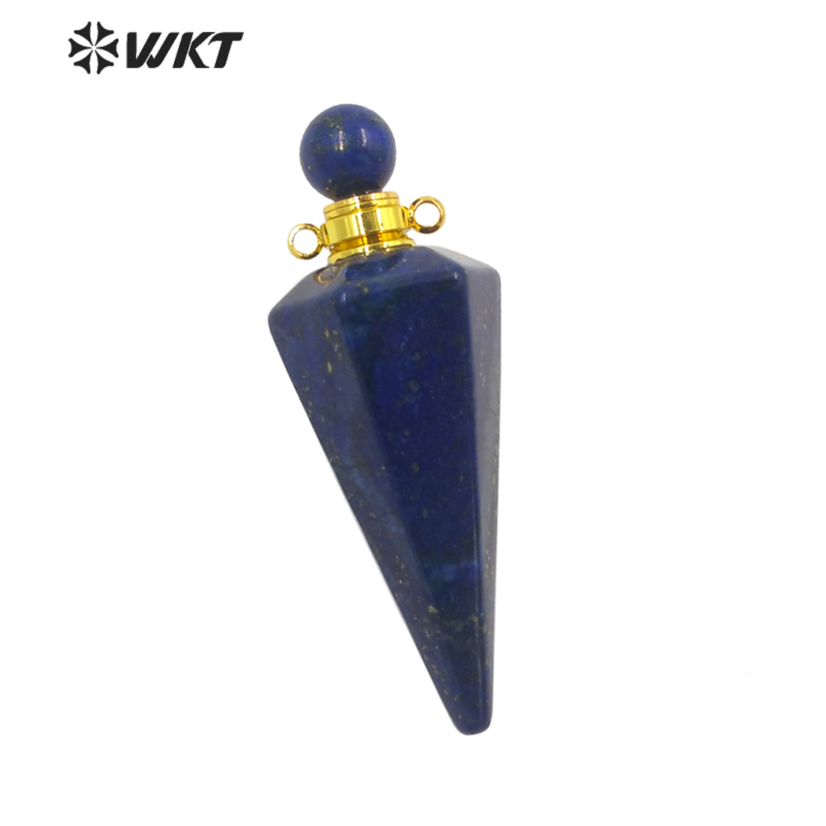 WT-P1842 Destinctive Big Healing Spirit Point Stone Pendant Precious Gemstone Made Bullet Point Pendants for Necklace