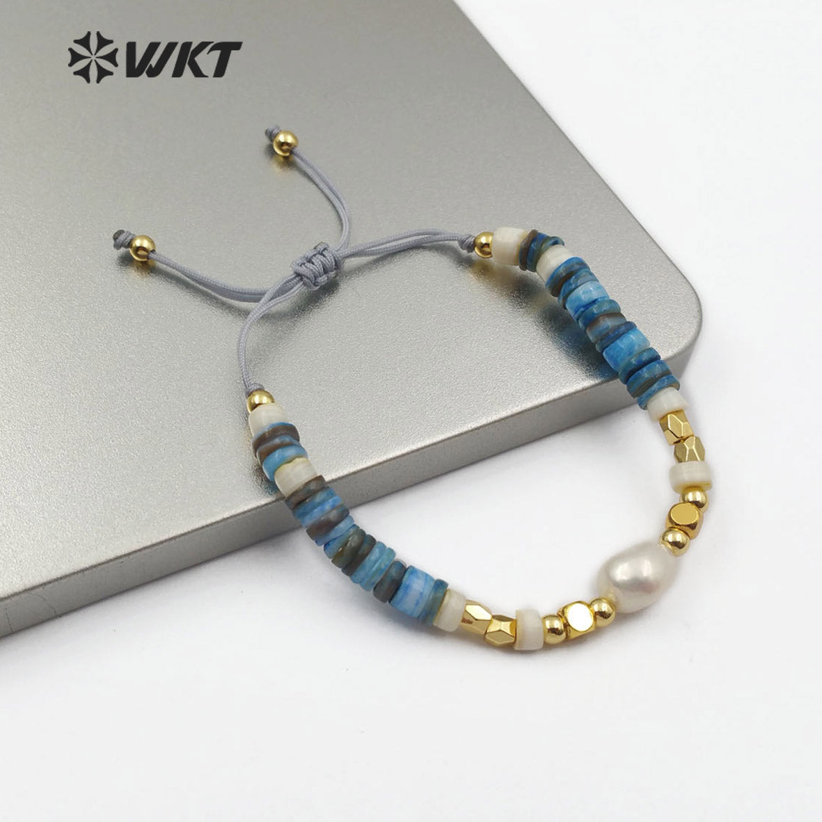 WT-B496 Wholesale Pearl Beads Flexible Bracelet New Arrival Fashion Natural Pearl Bracelet Women Charm Bracelet