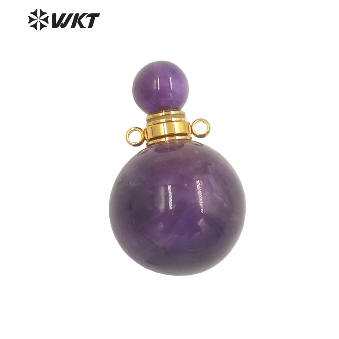 WT-P1930 Fashion Design Trendy New Precious Knife Shaped Colorful Stone Crystal Quartz Perfume Bottle Pendants