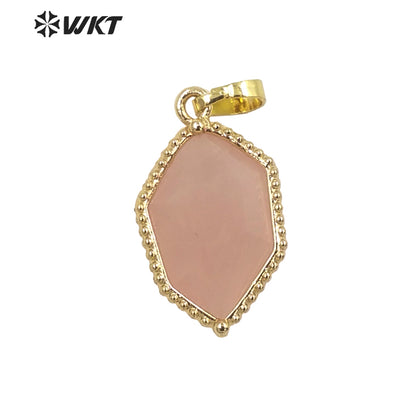 WT-P1938 Wholesale Hot Sale Fashion Design Natural Gemstone High Quality for Necklace Round Shaped Pendant