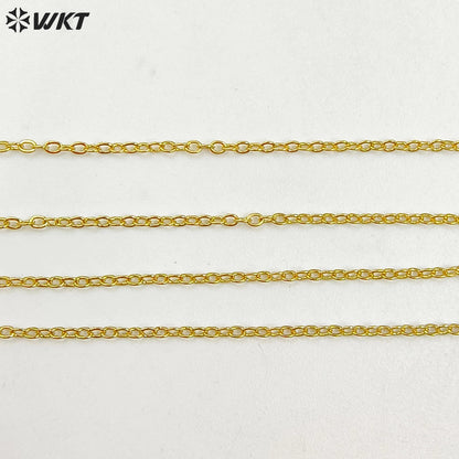 WT-N1043 WKT New Necklace Fashion Jewelry Best Electroplated Resist Tarnishable Brass Necklace Chain