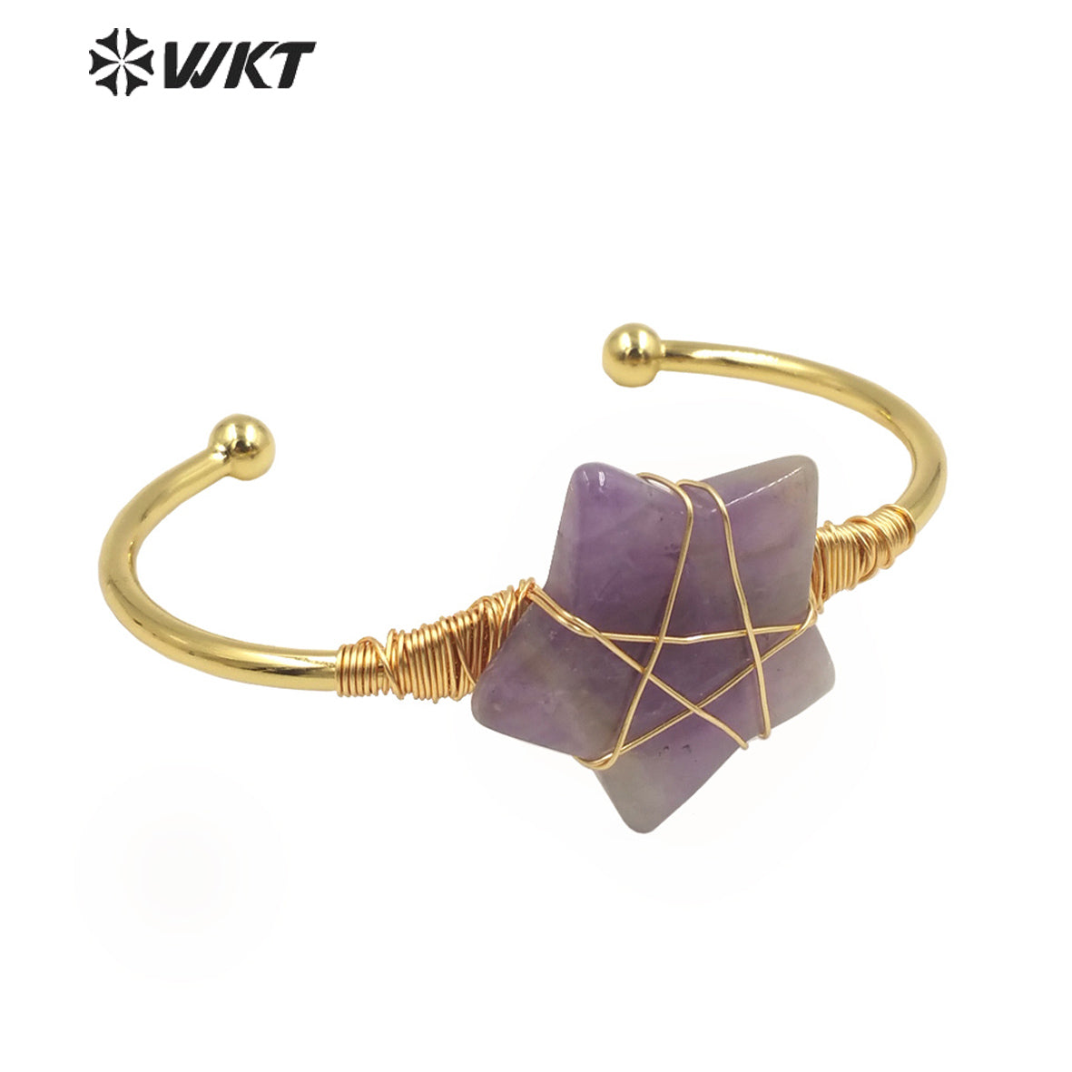 WT-B639 WKT Lovely FashionStar Design Trendy Gift for Women Gemstone Natural Colorful Gemstone Bracelets