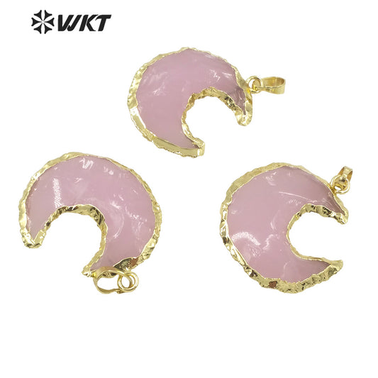 WT-P1725 2021Fashion pink Opal Pendant Natural Fashion Jewelry so Cute Pendant Luxury Stone Fine Jewelry As Gift