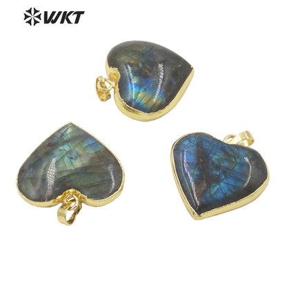 WT-P1726 2021 Fashion Jewelry Labradorite Stone Pendant Dignity and Fine Jewelry Pendant As a Gift for a Wonderful Party