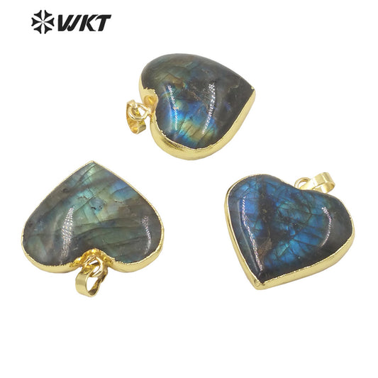 WT-P1726 2021 Fashion Jewelry Labradorite Stone Pendant Dignity and Fine Jewelry Pendant As a Gift for a Wonderful Party