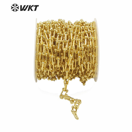 WT-BC148 WKT New Hot U Shape Resist Tarnishable Metal U Chain Women Hand Make Jewelry Findings Chain As Bracelet Necklace