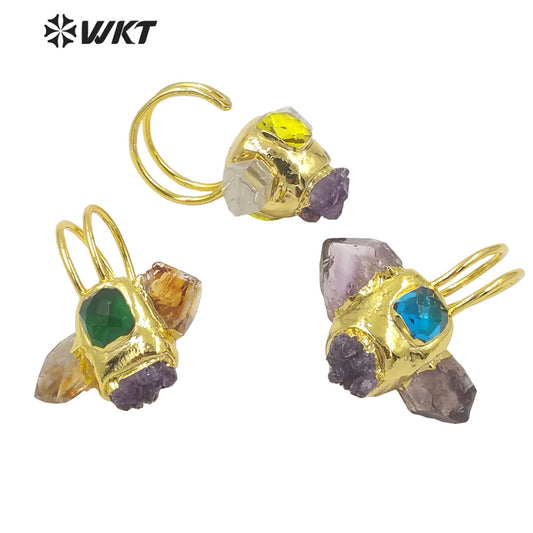WT-R376 2021 Fashion Jewelry Exclusive Precious Natural Gemstone Ring Fashion Lady Unique and Dignity Style Ring As Gift