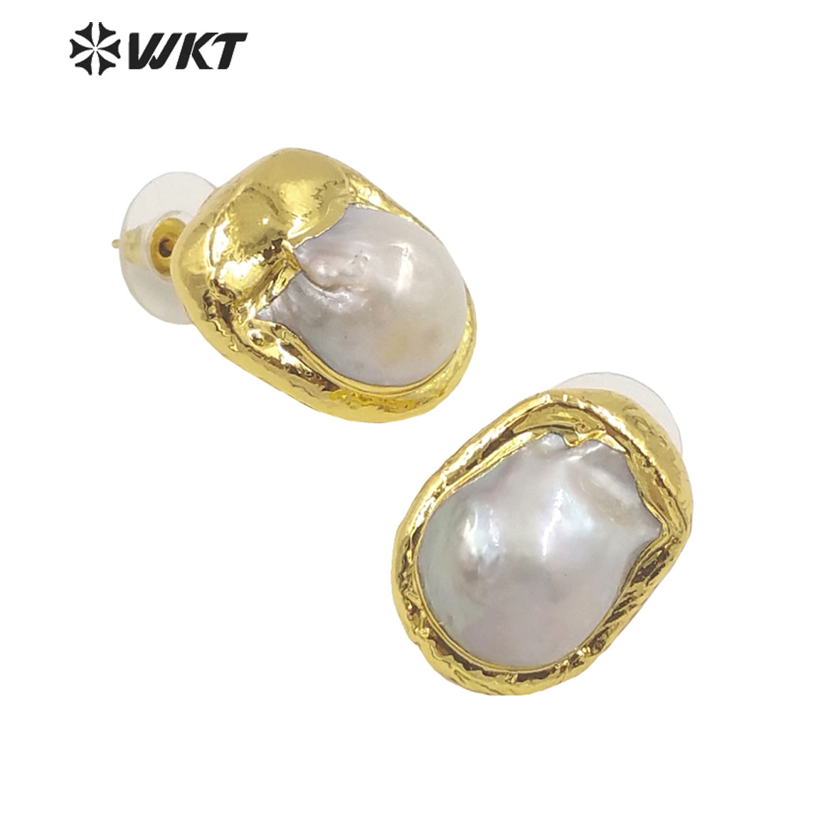 WT-MPE066 WKT 2022 Fashion Style and FreshWater Baroque Pearl Fine Earring for Wedding Party Jewelry Gift Earrings Pearl Studs