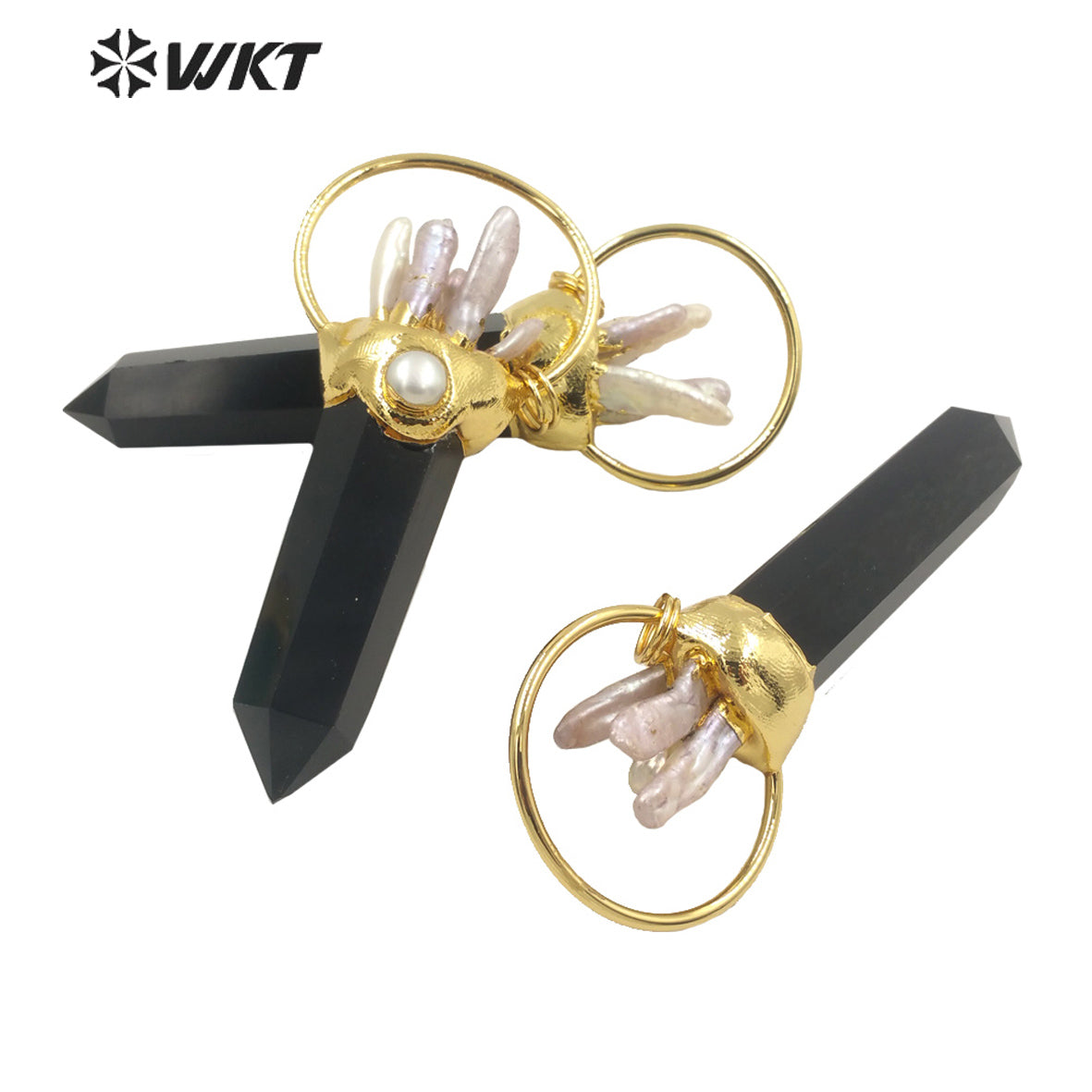 WT-P1746 2021 Fine Jewelry Black Obsidian Pendant Fashion and Nice Jewelry Pendant As a Gift for Big Party so Luxury