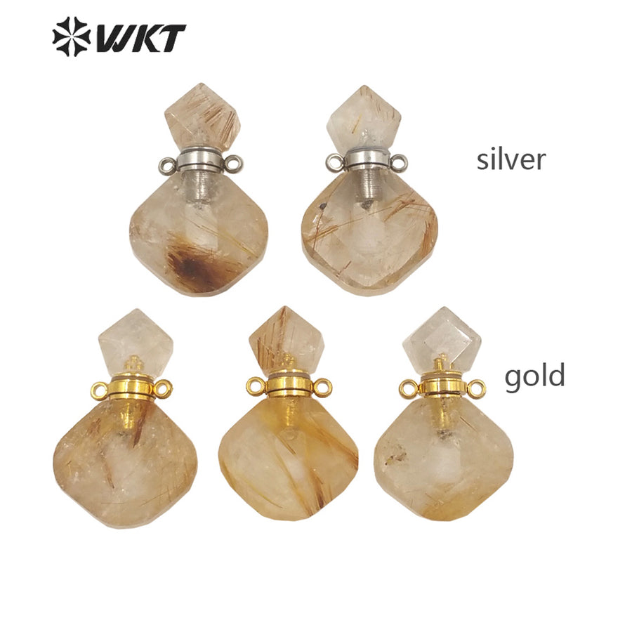 WT-P1724 2021 Dignity and Fashion Yellow Citrine Jewelry for Beautiful Lady Fine Jewelry Pendant for Anniversary Party Gift