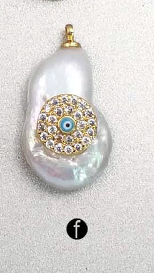 MP133 Hot Sale Jewelry Tiny Star Pendant Pearl With CZ Micro Pave Lady Fashion Irregular Shape Jewelry Freshwater Pearl Pendant