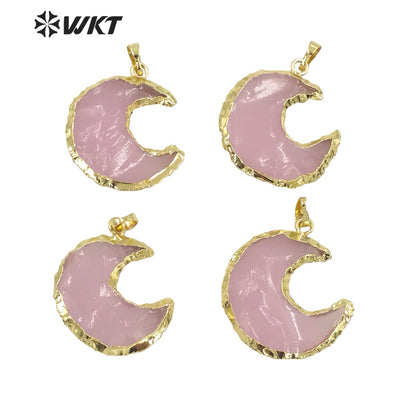 WT-P1725 2021Fashion pink Opal Pendant Natural Fashion Jewelry so Cute Pendant Luxury Stone Fine Jewelry As Gift