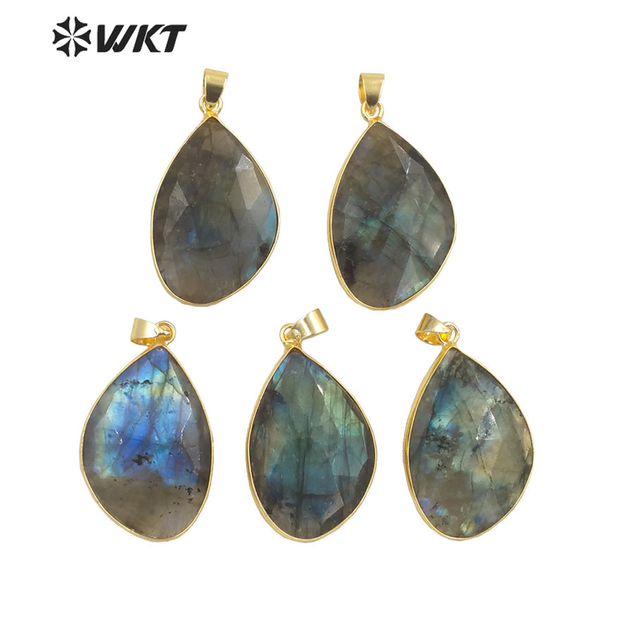 WT-P1736 Best Labradorite Pendant European Natural Fashion Jewelry Pendant Luxury Stone and Fine Jewelry As Gift for Women