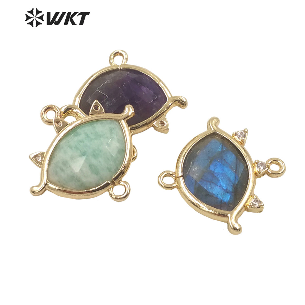 WT-MP226 Exquisite Classic Gold Bezel Chic Image Pendant Handmade Natural Gorgeous Women Jewelry Fashion Stone Pendant