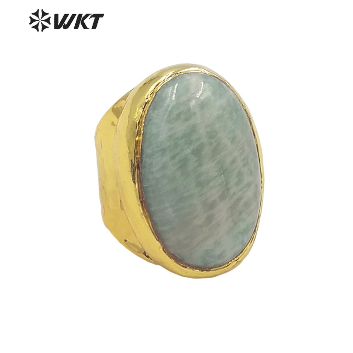 WT-R387 WKT 2022 Charming Natural Fashion Stone Amazon Rings Hot Style for Girls Party Jewelry Rings Ladies Cocktail Ring