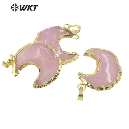WT-P1725 2021Fashion pink Opal Pendant Natural Fashion Jewelry so Cute Pendant Luxury Stone Fine Jewelry As Gift