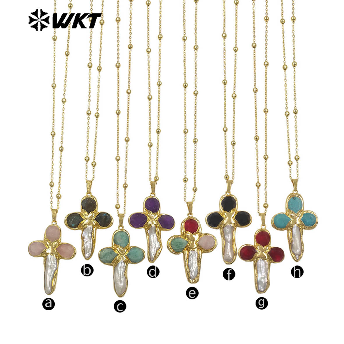 WT-JN284 Lastely Populared Design Necklace With 18k Gold Plated for Women Precious Birthday Gifts