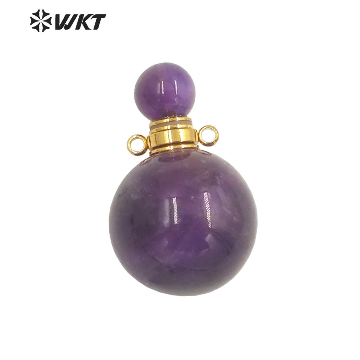WT-P1930 Fashion Design Trendy New Precious Knife Shaped Colorful Stone Crystal Quartz Perfume Bottle Pendants