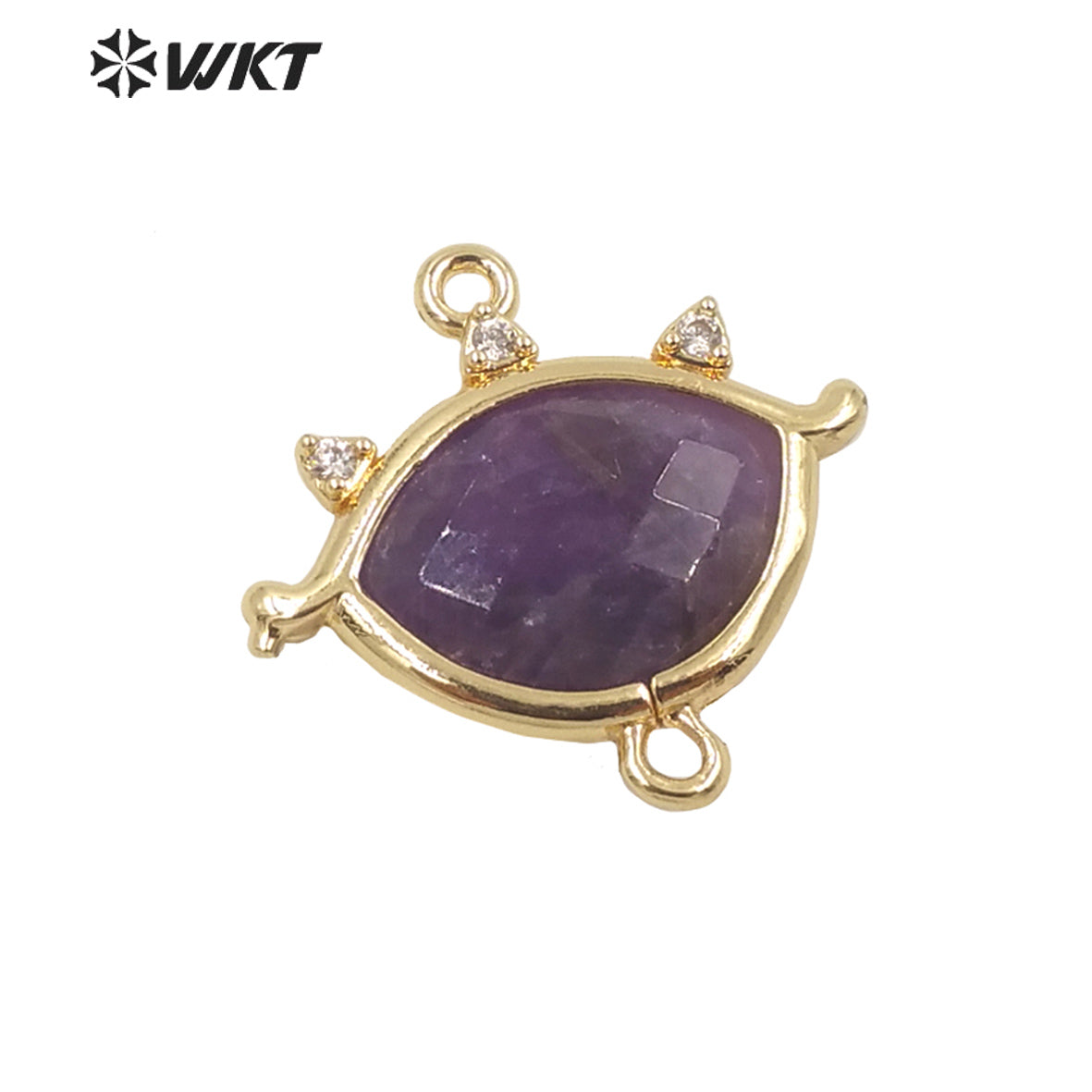 WT-MP226 Exquisite Classic Gold Bezel Chic Image Pendant Handmade Natural Gorgeous Women Jewelry Fashion Stone Pendant