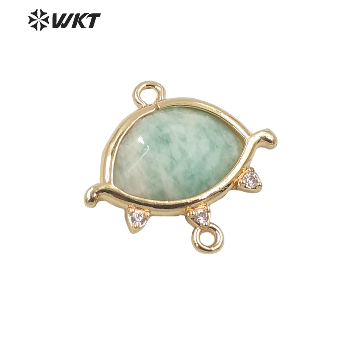 WT-MP226 Exquisite Classic Gold Bezel Chic Image Pendant Handmade Natural Gorgeous Women Jewelry Fashion Stone Pendant