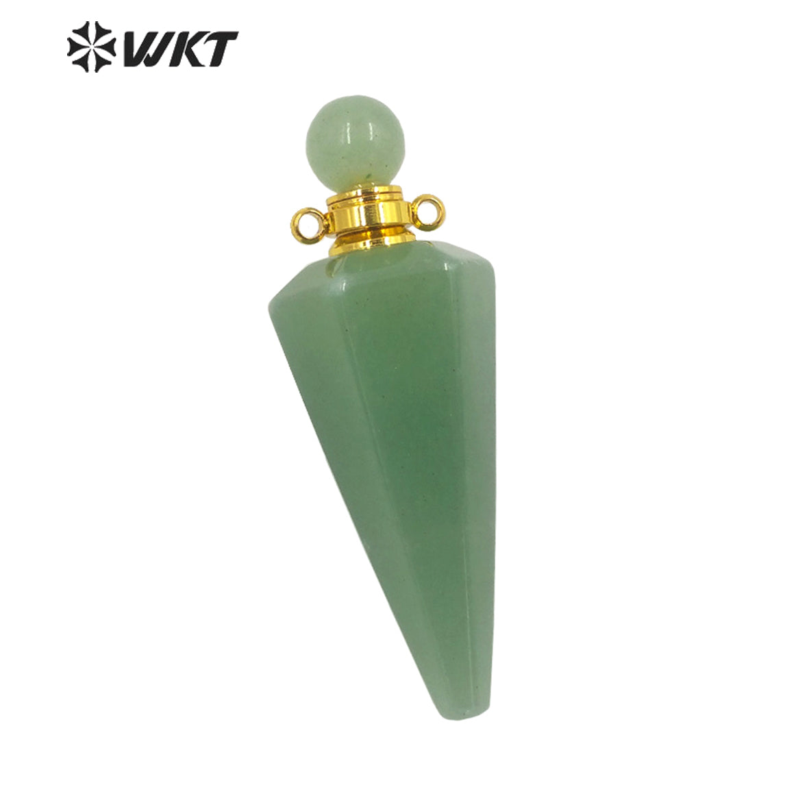 WT-P1842 Destinctive Big Healing Spirit Point Stone Pendant Precious Gemstone Made Bullet Point Pendants for Necklace