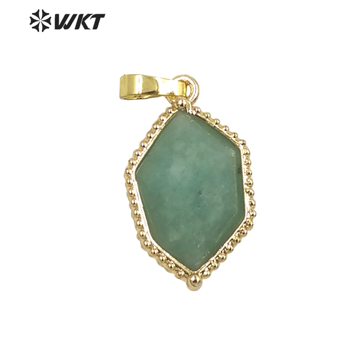 WT-P1938 Wholesale Hot Sale Fashion Design Natural Gemstone High Quality for Necklace Round Shaped Pendant