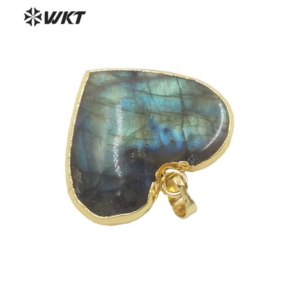 WT-P1726 2021 Fashion Jewelry Labradorite Stone Pendant Dignity and Fine Jewelry Pendant As a Gift for a Wonderful Party